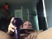 A little sucking before dildoing honeypot to climax