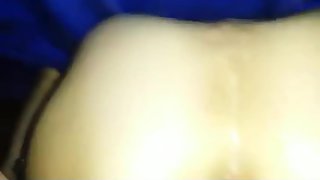 Inked platinum-blonde wearing sexy undergarments enjoying vaginal and anal hump