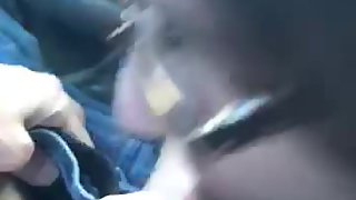 Tart tiffany soto gives a blowjob in a car