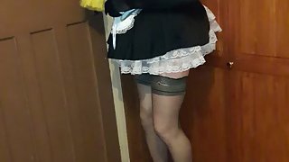 Revealed sissy fag rachel the french maid
