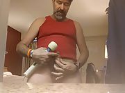 Danrun cummy thick globs with his toy