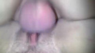 Fuckin' my girlfriends pussy in doggie with vibrating cockring on