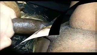 Big geyser for white woman munching on a black dick point of view