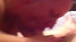 Hot wife spitroasted with best friend takes jism in mouth