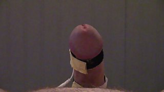 Ejaculating with electro pads on my cock