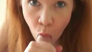 Mature redhead with a need for cum