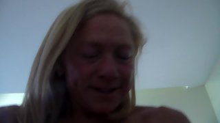 Super hot wife is railing cock, buzzing her clittie and cumming again