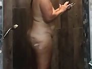 Spying on wife taking a bathroom
