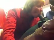 Sucking off a horny black train passenger
