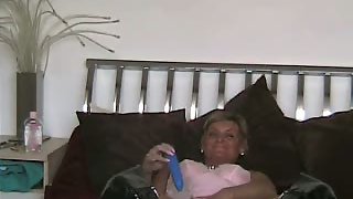 Wife fucking and milking using an assortment of romp toys